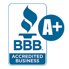 Marching Maids A+ Better Business Bureau Badge