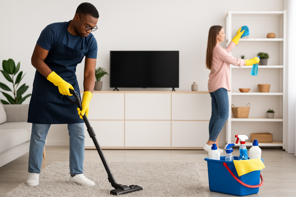Cleaning company vs independent cleaner