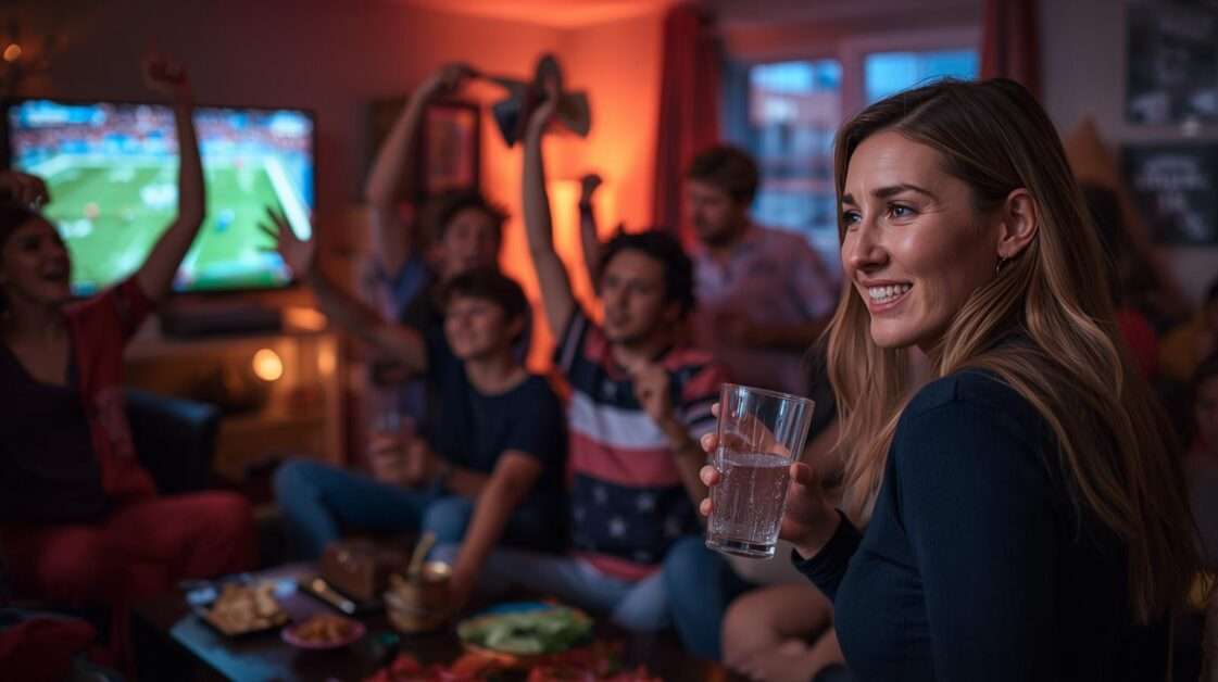 Preparation for a superbowl party is on you. Marching Maids will clean up after